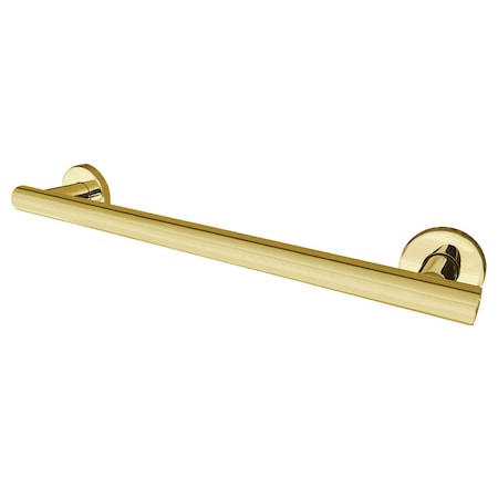 Kingston Brass GBS1418CS2 18-Inch x 1-1/4 Inch O.D Grab Bar, Polished Brass GBS1418CS2